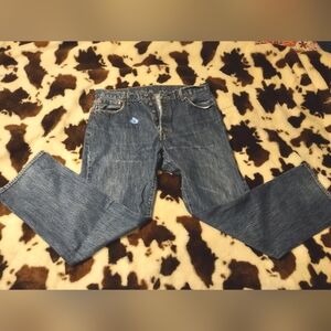 LEVI'S 501 BLUE JEANS. 36W×32L.